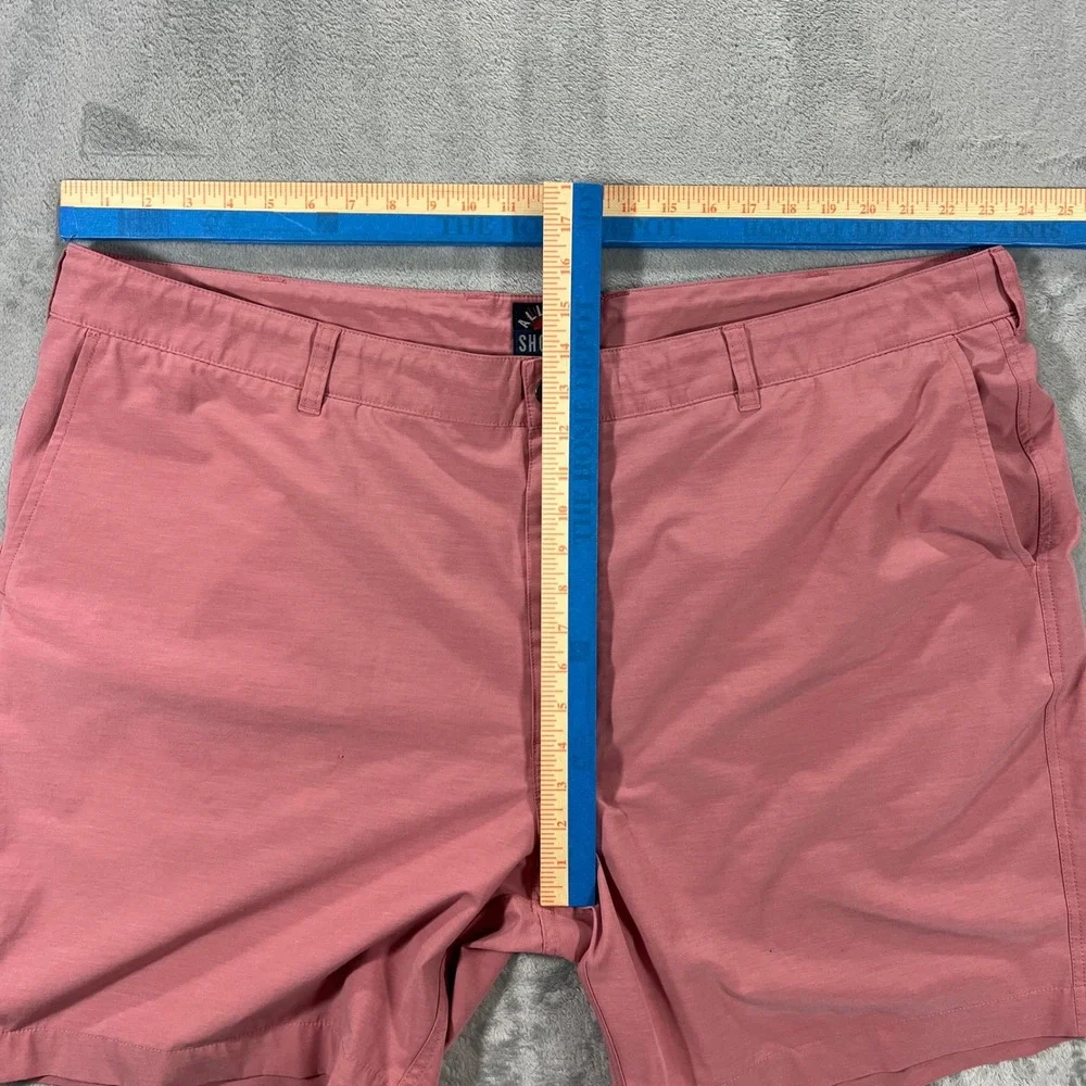 FAHERTY All Day Shorts Mens 46 Pink Stretch Hybrid EBS2400 Summer Outdoor